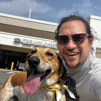 The Dog Salon - Gus and I after our latest visit to The Dog Salon! - Pet Groomers Near Me - Charlotte, North Carolina