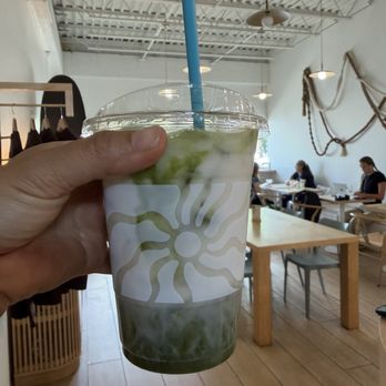 The Well - matcha latte with almond milk with monk fruit sweetener - Coffee & Tea Near Me - Kailua, Hawaii The Well - matcha latte with almond milk with monk fruit sweetener - Coffee & Tea Near Me - Kailua, Hawaii