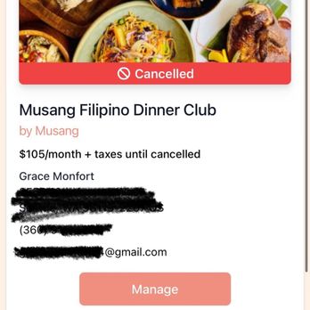 Musang Seattle - Cancelled 3/27/24, never got a refund for April when that was selected. Still getting April's food.. - Filipino Near Me - Seattle, Washington