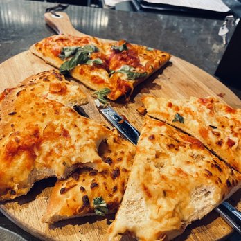 Doc & Bubbas - Dry mostly bread pizza that we ate the tops off of. - New American Near Me - Mohnton, Pennsylvania