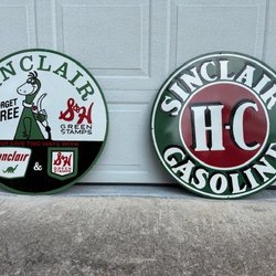 Rabun Gap Flea Market - Large porcelain signs. Signage to keep and resell. Great prices!