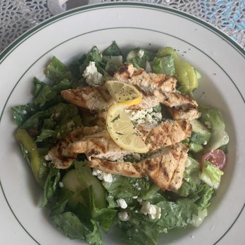 Hungry Like The Wolf - Greek salad and grilled chicken strips - American Near Me - Houston, Texas