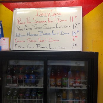 RJ's Burger Joint - Daily specials menu & cooler - Burgers Near Me - Tacoma, Washington