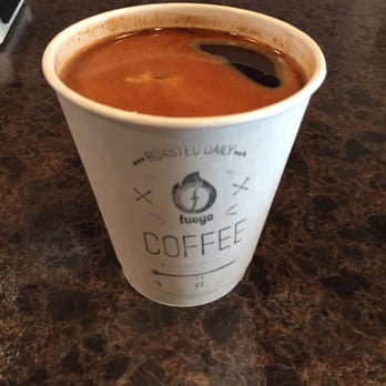 Fuego Coffee Roasters - Americano with espresso please - Coffee Roasteries Near Me - Rochester, New York