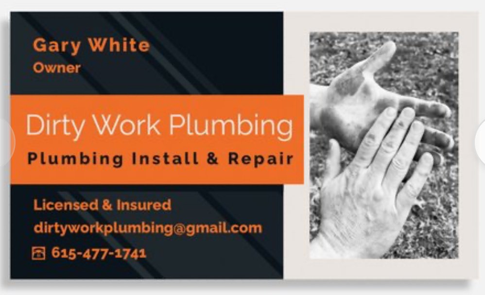 Slide of Dirty Work Plumbing
