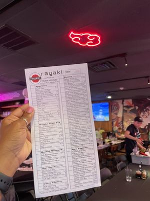 Menu photo 1 Rayaki - Philadelphia Philadelphia, PA Menu photo 1 Rayaki - Philadelphia Philadelphia, PA