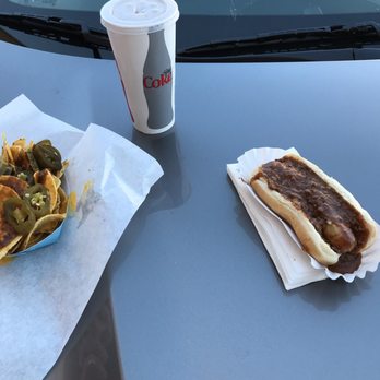 Oasis Hot Dogs - Nachos chili dog root beer - Hot Dogs Near Me - Calexico, California Oasis Hot Dogs - Nachos chili dog root beer - Hot Dogs Near Me - Calexico, California