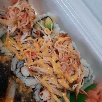 Wasabi Sushi King - Volcano Roll #whereistheconch - Sushi Bars Near Me - Saint Augustine, Florida