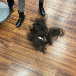 Holiday Hair - All the hair took off