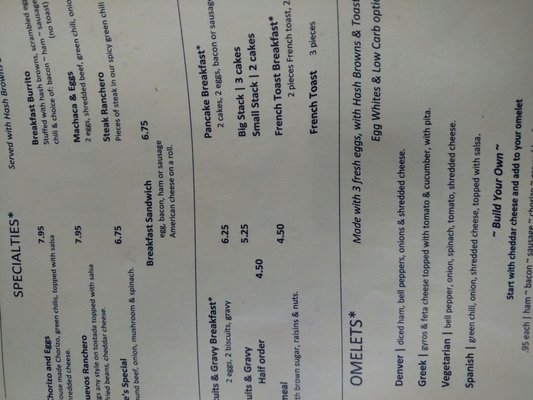 Menu photo 5 51st Avenue Cafe Glendale, AZ