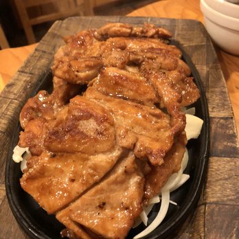 Moa Korean BBQ - Broiled Chicken - marinated overnight in sweet Korean wine. Very tender and juicy. - Korean Near Me - Pleasant Hill, California Moa Korean BBQ - Broiled Chicken - marinated overnight in sweet Korean wine. Very tender and juicy. - Korean Near Me - Pleasant Hill, California