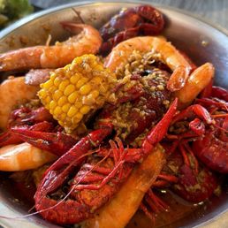Crawfish and shrimp