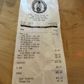 Dave's Hot Chicken - Pricing - Chicken Shop Near Me - White Plains, New York