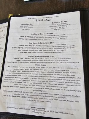 Menu photo 2 Our Daily Bread Bistro Roanoke, VA Menu photo 2 Our Daily Bread Bistro Roanoke, VA