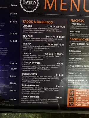 Menu photo 2 The Tavern Orlando, FL Menu photo 2 The Tavern Orlando, FL