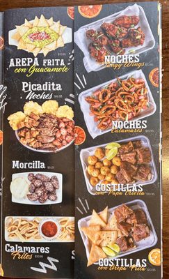 Menu photo 4 Noches De Colombia Newburgh, NY