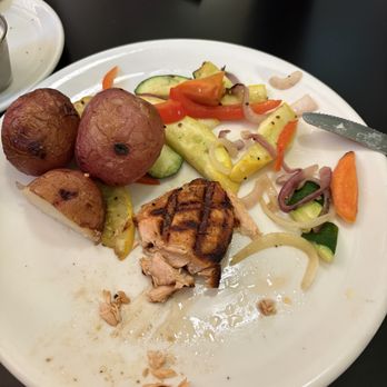 Carlyle Grill - Grilled salmon...delish which is why I forgot to take pic before I ate! - American Near Me - Ann Arbor, Michigan