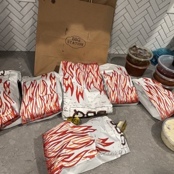 BBQ Station - Our order from BBQ station - Barbeque Near Me - Glendora, California