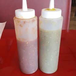 Alex's Taco's & Wings - That red sauce is legit, you were warned.
