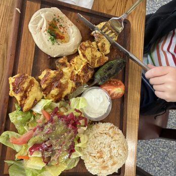 Cobani Half Moon Bay - Chicken Shish Plate - Mediterranean Near Me - Half Moon Bay, California