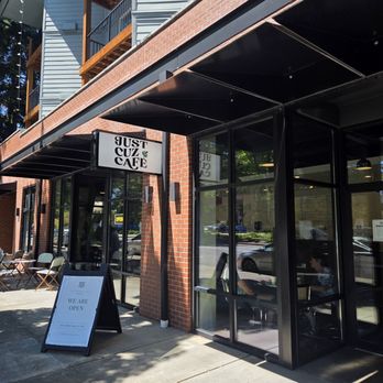 Just Cuz Cafe - Front entrance - Cafes Near Me - Lacey, Washington Just Cuz Cafe - Front entrance - Cafes Near Me - Lacey, Washington