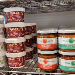 Fancies Bakery & Modern Market - Greek mixes & Indian sauces.