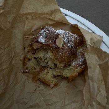 Moonwalker Cafe - Almond croissant w/almond filling - Coffee & Tea Near Me - Chicago, Illinois