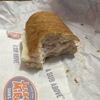 Jersey Mike's Subs - Regular on wheat bread with provolone and turkey - Sandwiches Near Me - San Marcos, Texas Jersey Mike's Subs - Regular on wheat bread with provolone and turkey - Sandwiches Near Me - San Marcos, Texas