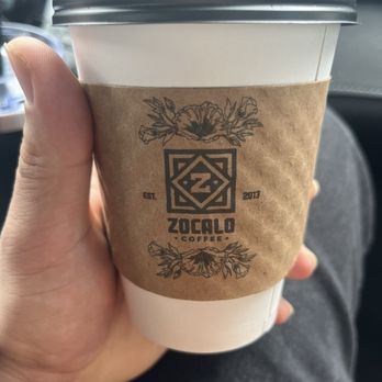Zocalo Coffeehouse - Zocalo cup with perfect temp inside. - Coffee & Tea Near Me - San Leandro, California Zocalo Coffeehouse - Zocalo cup with perfect temp inside. - Coffee & Tea Near Me - San Leandro, California