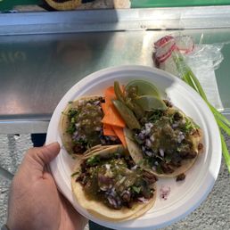 Taco De Camarón Y Bistec / Shrimp and Steak Taco Taco De Camarón Y Bistec / Shrimp and Steak Taco
