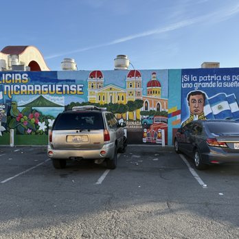 Delicias Nicaraguense - Incredible mural on the side of the restaurant. - Barbeque Near Me - San Pablo, California
