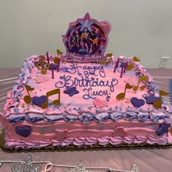 Our Huntrix cake! Delicious and my daughter loved it.