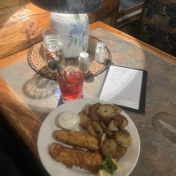 Evergreens Supper Club - 2pc Cod fish fry with American fries. - Bars Near Me - Black River Falls, Wisconsin