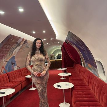 TWA Hotel - Inside Connie airplane! Lots of seating and very clean. Bar inside in the back! - Hotels Near Me - New York, New York TWA Hotel - Inside Connie airplane! Lots of seating and very clean. Bar inside in the back! - Hotels Near Me - New York, New York
