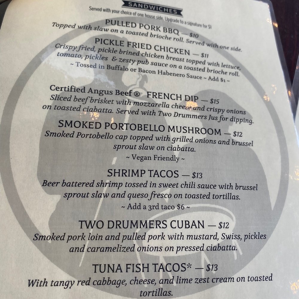 Two Drummers Smokehouse - Menu - Barbeque Near Me - Toano, Virginia Two Drummers Smokehouse - Menu - Barbeque Near Me - Toano, Virginia