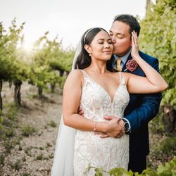 Wedding photo at Wilson Creek in Temecula