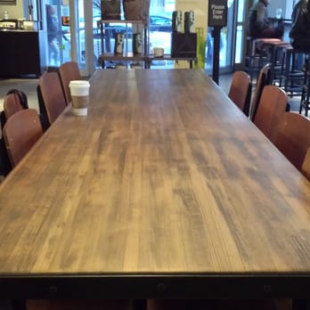 Starbucks - My favorite table is strangely empty today. Maybe, it's the impending rain. - Coffee & Tea Near Me - New York, New York Starbucks - My favorite table is strangely empty today. Maybe, it's the impending rain. - Coffee & Tea Near Me - New York, New York