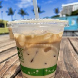 Iced macadamia nut latte Iced macadamia nut latte