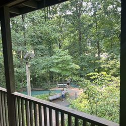 Nice porch with rocking chair