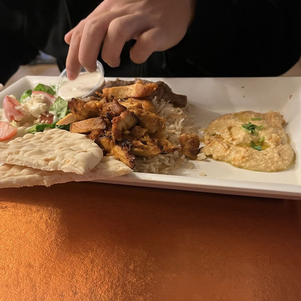 Merguez Restaurant - Chicken Shawarma Platter - Moroccan Near Me - Orlando, Florida Merguez Restaurant - Chicken Shawarma Platter - Moroccan Near Me - Orlando, Florida