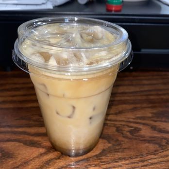 Wired Rooster - a cup of iced coffee on a table - Coffee & Tea Near Me - Hardinsburg, Kentucky