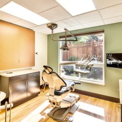 Smiles on Sandy - Drs. Jon & Brett Daby - Our treatment rooms look out through large windows onto our courtyard garden.
