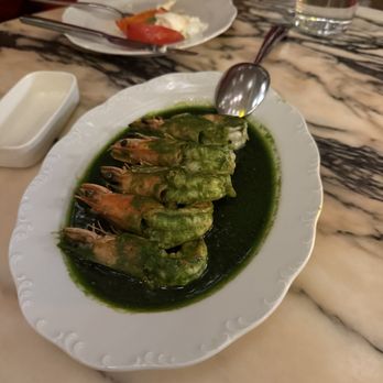 Funke - shrimp in verde sauce - Italian Near Me - Beverly Hills, California
