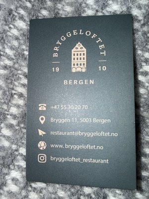 Menu photo 1 Bryggeloftet & Stuene Bergen, 12