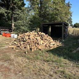 Two cords of oak. Two cords of oak.
