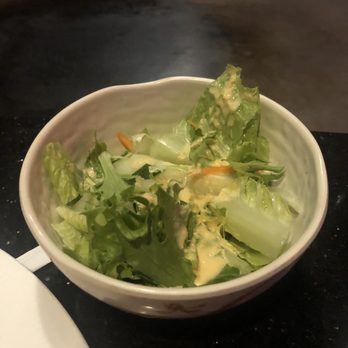 Sakura Garden - Salad that comes with Hibachi Dinner - Japanese Near Me - Hamden, Connecticut
