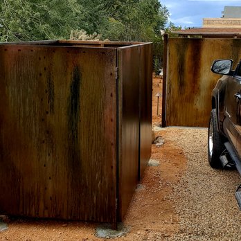 Full Spectrum Artworks LLC - Trash enclosure - Metal Fabricators Near Me - Phoenix, Arizona Full Spectrum Artworks LLC - Trash enclosure - Metal Fabricators Near Me - Phoenix, Arizona
