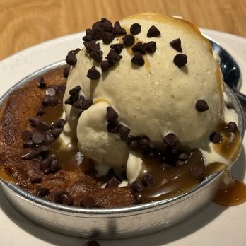 BJ's Restaurant & Brewhouse - mini pizookie salted caramel - Pizza Near Me - Chula Vista, California BJ's Restaurant & Brewhouse - mini pizookie salted caramel - Pizza Near Me - Chula Vista, California