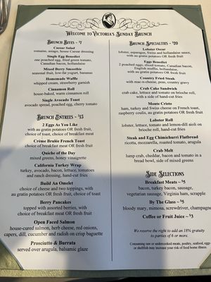 Menu photo 6 Victoria's Restaurant Rehoboth Beach, DE Menu photo 6 Victoria's Restaurant Rehoboth Beach, DE