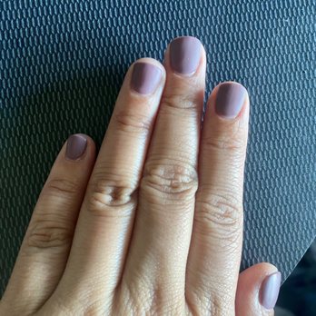 Alberta Nails Spa - Gel mani with matte top coat - Nail Salons Near Me - Portland, Oregon